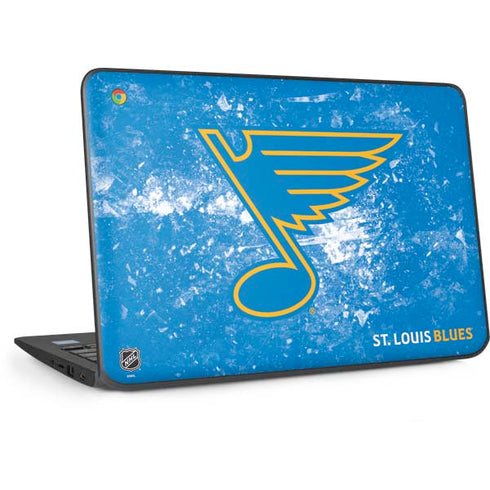 NHL St. Louis Blues Iced HP Chromebook Skin