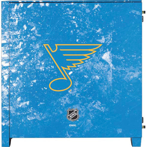 NHL St. Louis Blues Iced Corsair 4000D Tempered Glass Mid-Tower ATX Case Skin
