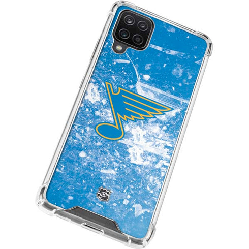 NHL St. Louis Blues Iced Galaxy A12 Clear Case