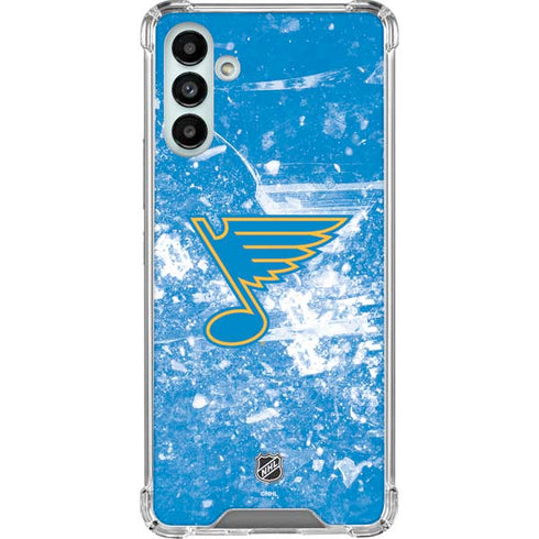 NHL St. Louis Blues Iced Galaxy A13 5G Clear Case