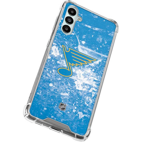 NHL St. Louis Blues Iced Galaxy A15 5G Clear Case