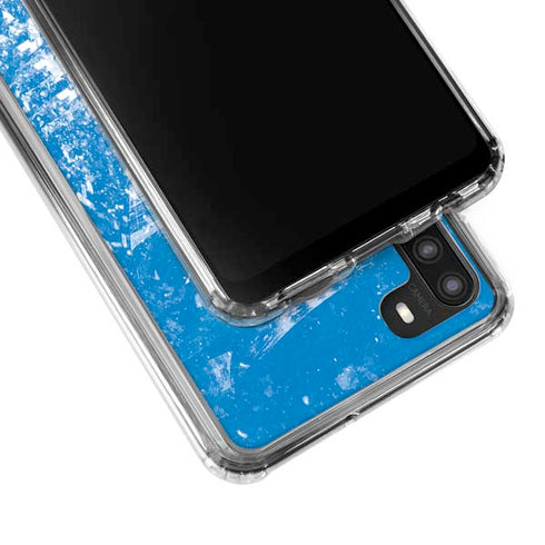 NHL St. Louis Blues Iced Galaxy A21 Clear Case