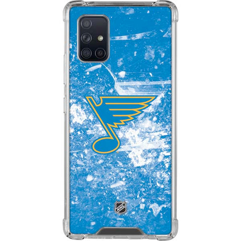 NHL St. Louis Blues Iced Galaxy A71 5G Clear Case