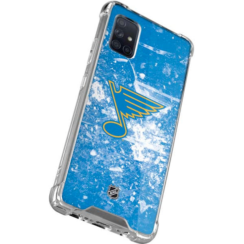 NHL St. Louis Blues Iced Galaxy A71 5G Clear Case