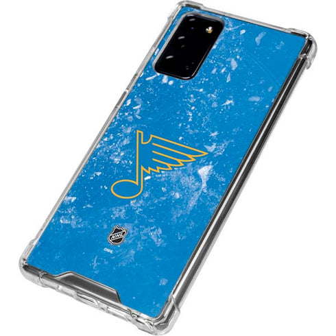 NHL St. Louis Blues Iced Galaxy Note20 5G Clear Case