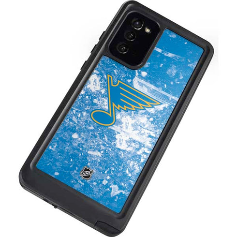 NHL St. Louis Blues Iced Galaxy Note20 5G Waterproof Case