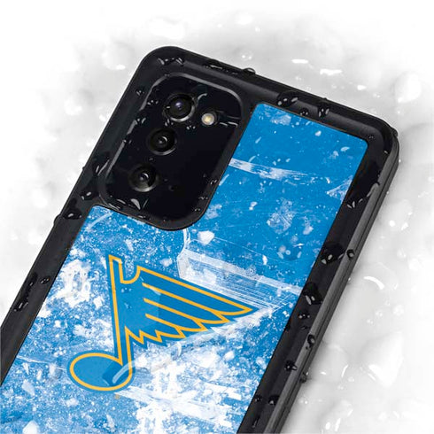 NHL St. Louis Blues Iced Galaxy Note20 5G Waterproof Case