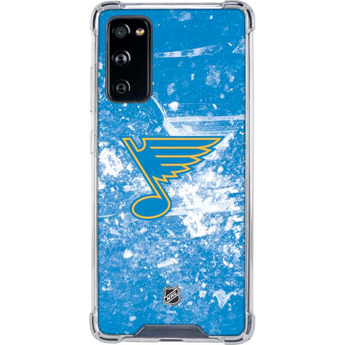 NHL St. Louis Blues Iced Galaxy S20 FE Clear Case