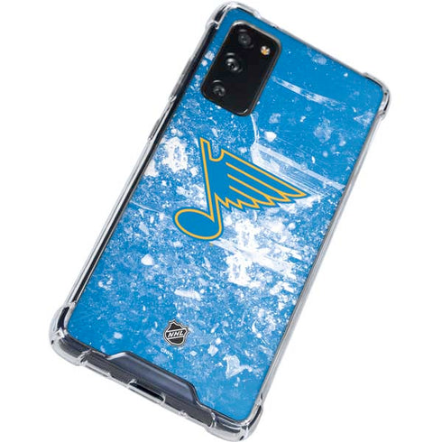 NHL St. Louis Blues Iced Galaxy S20 FE Clear Case