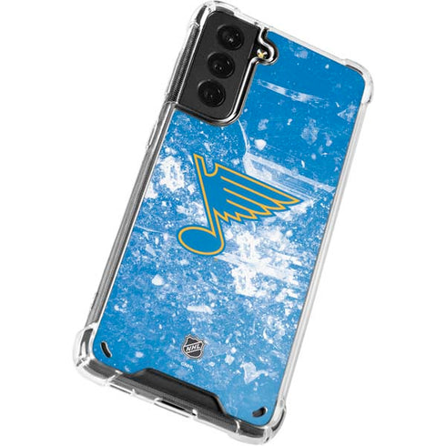 NHL St. Louis Blues Iced Galaxy S21 Plus 5G Clear Case