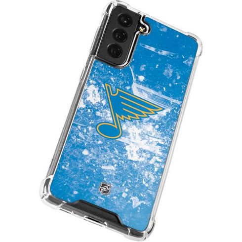 NHL St. Louis Blues Iced Galaxy S22 Plus Clear Case
