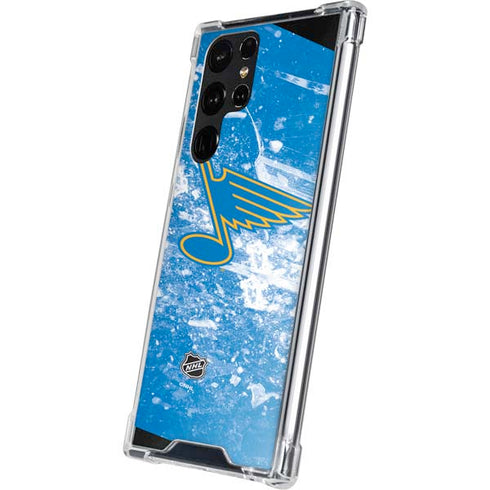 NHL St. Louis Blues Iced Galaxy S22 Ultra Clear Case
