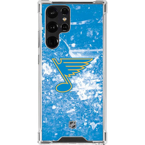 NHL St. Louis Blues Iced Galaxy S23 Ultra Clear Case