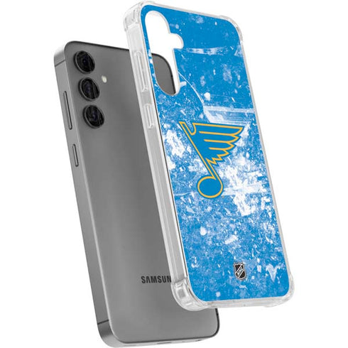 NHL St. Louis Blues Iced Galaxy S24 Plus Clear Case