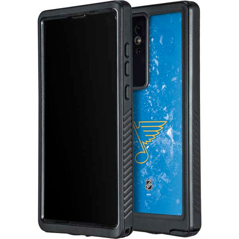 NHL St. Louis Blues Iced Galaxy S24 Ultra Waterproof Case