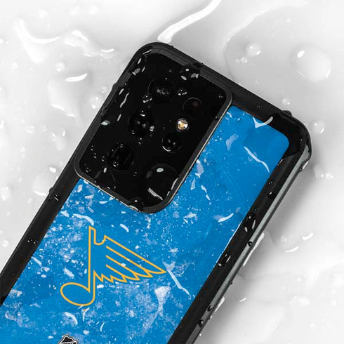NHL St. Louis Blues Iced Galaxy S24 Ultra Waterproof Case