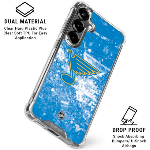NHL St. Louis Blues Iced Galaxy S26 Clear Case