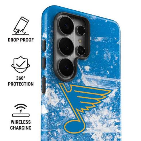 NHL St. Louis Blues Iced Galaxy S26 Ultra Impact Case