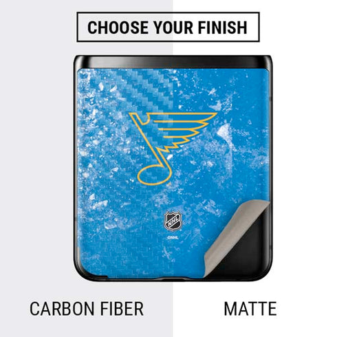 NHL St. Louis Blues Iced Galaxy Z Flip Skin