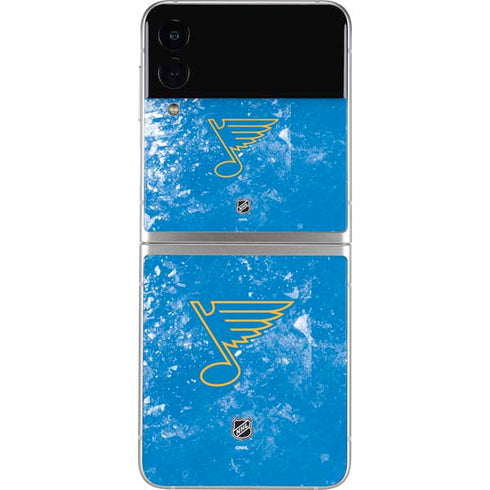 NHL St. Louis Blues Iced Galaxy Z Flip3 5G Skin