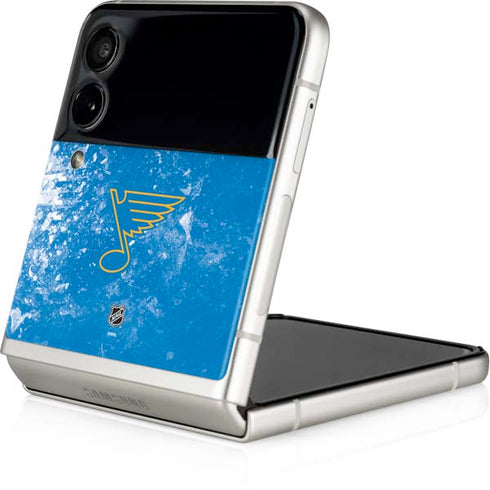 NHL St. Louis Blues Iced Galaxy Z Flip3 5G Skin