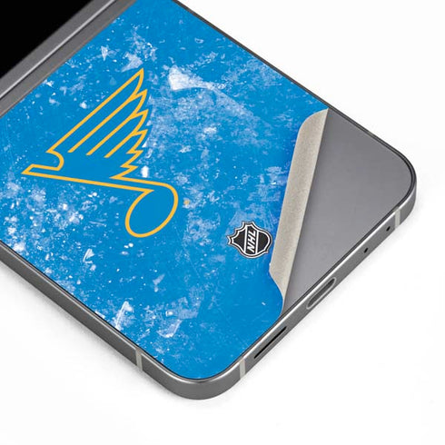 NHL St. Louis Blues Iced Galaxy Z Flip6 Skin