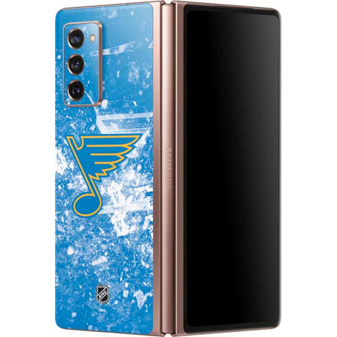 NHL St. Louis Blues Iced Galaxy Z Fold2 5G Skin