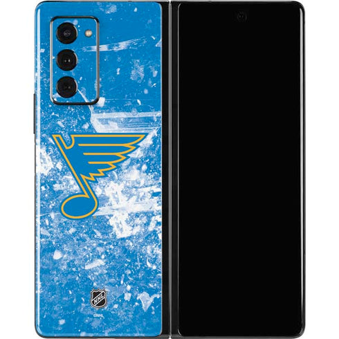 NHL St. Louis Blues Iced Galaxy Z Fold2 5G Skin