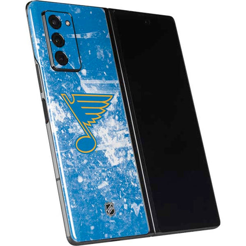 NHL St. Louis Blues Iced Galaxy Z Fold2 5G Skin