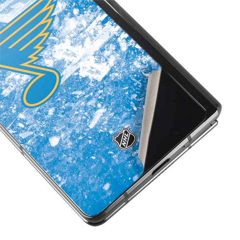 NHL St. Louis Blues Iced Galaxy Z Fold2 5G Skin