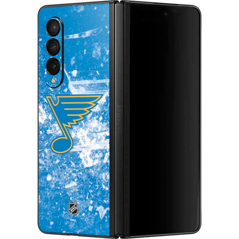 NHL St. Louis Blues Iced Galaxy Z Fold3 5G Skin