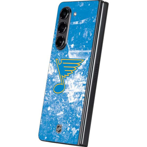 NHL St. Louis Blues Iced Galaxy Z Fold5 5G Skin