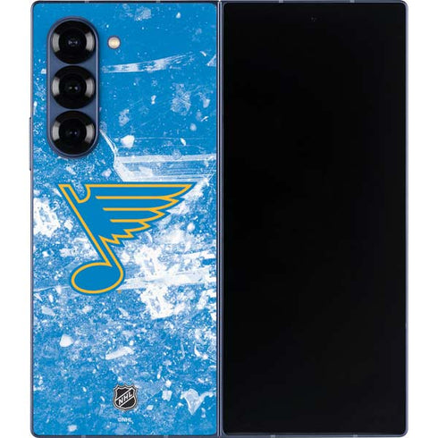 NHL St. Louis Blues Iced Galaxy Z Fold6 Skin