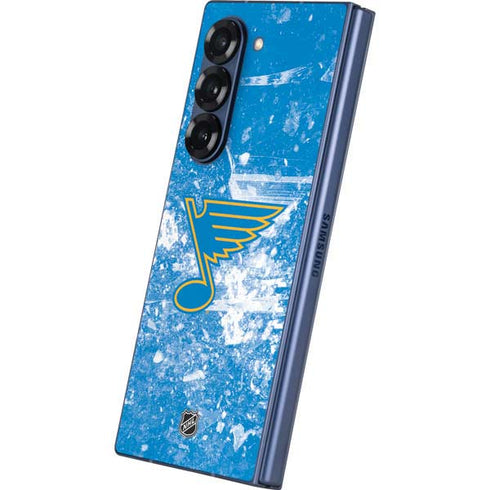 NHL St. Louis Blues Iced Galaxy Z Fold6 Skin