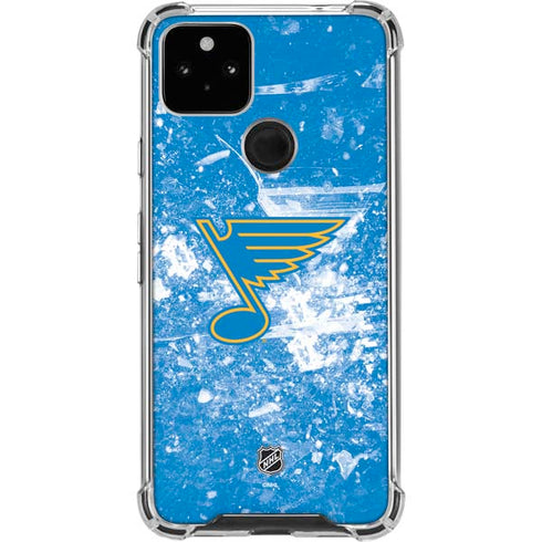 NHL St. Louis Blues Iced Google Pixel 4a 5G Clear Case