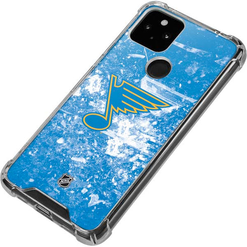 NHL St. Louis Blues Iced Google Pixel 4a 5G Clear Case