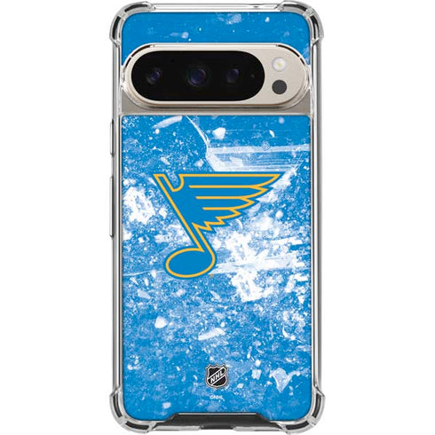 NHL St. Louis Blues Iced Google Pixel 9 Pro XL Clear Case
