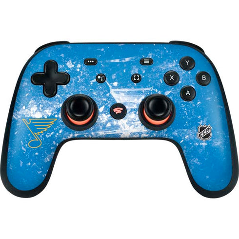 NHL St. Louis Blues Iced Google Stadia Controller Skin