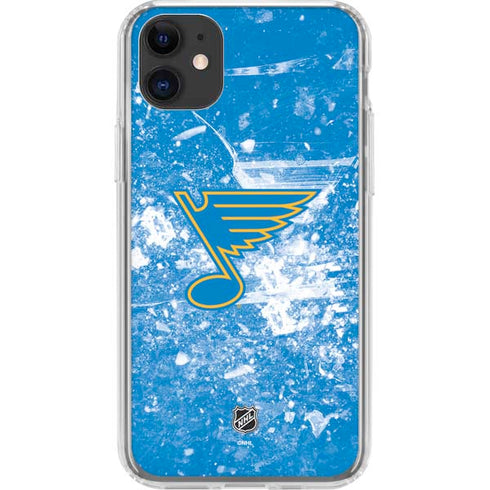 NHL St. Louis Blues Iced iPhone 11 Clear Case