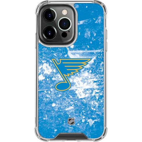 NHL St. Louis Blues Iced iPhone 15 Pro Max Clear Case