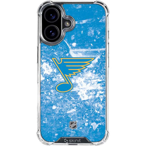 NHL St. Louis Blues Iced iPhone 16 Clear Case