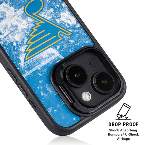 NHL St. Louis Blues Iced iPhone 16 Kickstand Case