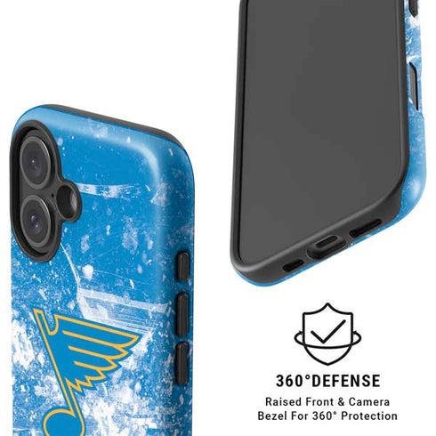 NHL St. Louis Blues Iced iPhone 16 Magsafe Impact Case