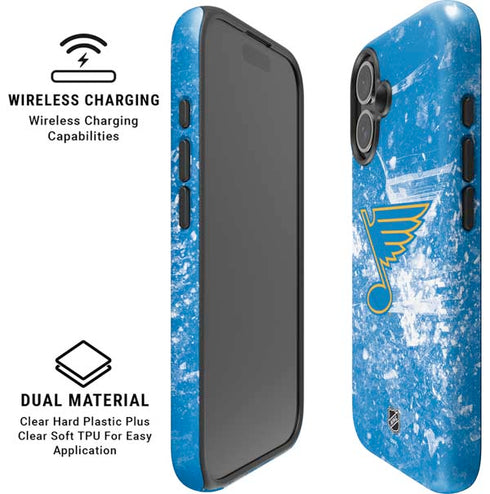 NHL St. Louis Blues Iced iPhone 16 Magsafe Impact Case
