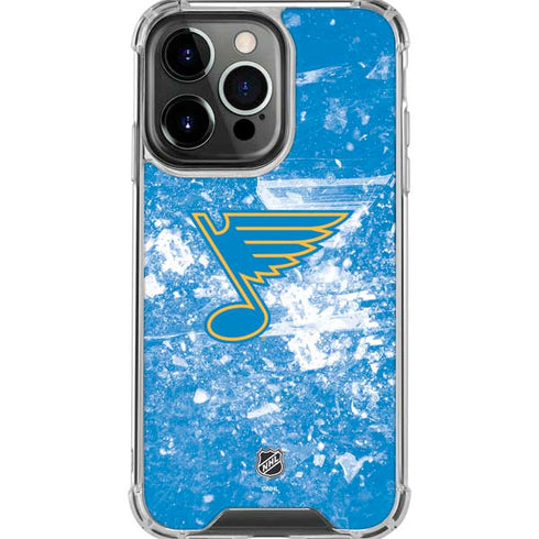 NHL St. Louis Blues Iced iPhone 16 Pro Max Clear Case