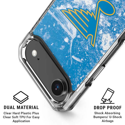 NHL St. Louis Blues Iced iPhone 17 Air Clear Case