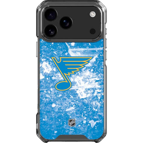 NHL St. Louis Blues Iced iPhone 17 Pro Max Clear Case