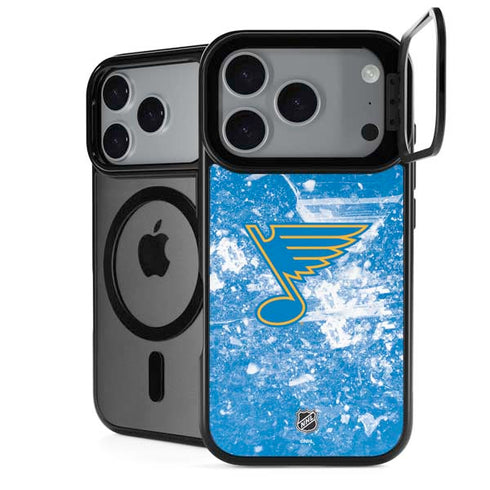 NHL St. Louis Blues Iced iPhone 17 Pro Max Kickstand Case