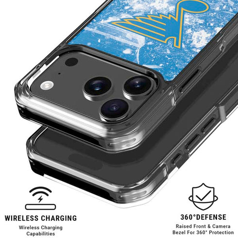 NHL St. Louis Blues Iced iPhone 18 Pro Clear Case