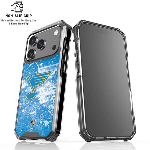 NHL St. Louis Blues Iced iPhone 18 Pro Clear Case